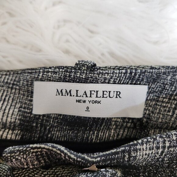 MM Lafleur Condesa Chino Pants sz 0 Jacquard Ankle Abstract Slim Dressy Stretchy - Picture 5 of 16